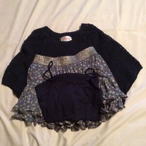 Justice shirt, and Justice skirt, Wonder Nation tank top
